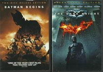 BATMAN BEGINS AND THE DARK KNIGHT DVD COLLECTION BOTH MOVIES!