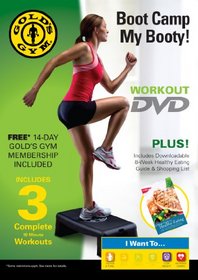 Gold's Gym Boot Camp My Booty Workout DVD