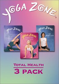 Yoga Zone Total Health 3-Pack (Flexibility and Stress Release / Power Yoga for Strength and Endurance / Weight Loss)