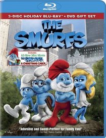 The Smurfs / The Smurfs: Christmas Carol (Three-Disc Combo Blu-ray / DVD )