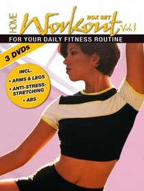 Home Workout Vol. 1 for your daily fitness routine(3 DVD's) Box Set