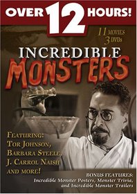 Incredible Monsters 11 Movie Pack