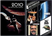 2001 & 2010 Space Odyssey + Stanley Kubrick Collection The Shining / Clockwork Orange / Full Metal Jacket DVD Set