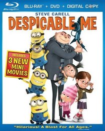Despicable Me (Three-Disc Blu-ray/DVD Combo + Digital Copy)
