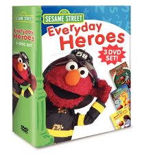 Sesame Street: Everyday Heroes 3-pk (Elmo Visits the Firehouse, Elmo Visits the Doctor, Friends to the Rescue)