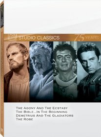 Classic Quad Set 4 (The Agony and the Ecstasy / The Bible / Demetrius and the Gladiators / The Robe)