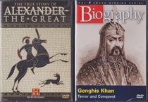 The True Story Of Alexander The Great , Biography Genghis Khan : Military Genius 2 Pack