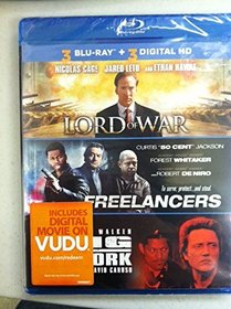 3 Blu-Ray Movie Collection Lord of War, Freelancers, King of New York