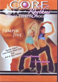 CORE RHYTHMS Dance Exercise Program JUMPIN JIVE /Bonus Video Latin Dance Made Easy