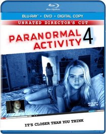 Paranormal Activity 4: Unrated Director's Cut/Rated Version (Blu-ray/DVD Combo + Digital Copy + UltraViolet)