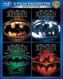 Batman Collection: Four Film Favorites Blu-ray (Batman / Batman Returns / Batman Forever / Batman & Robin)