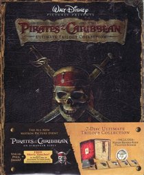 The Pirates of the Carribbean Ultimate Trilogy 7 DISC BLU-RAY Collection Includes All 3 Movies Plus Bonuses