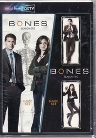 Bones Complete Season One and Season Two DVD SET - LIMITED 10 DISC SET Includes All 43 Episodes