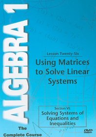 Using Matrices to Solve Linear