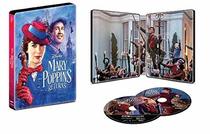 Disney Mary Poppins Returns Exclusive Limited Edition Collectible Steelbook (4K Ultra+Blu-Ray+Digital)