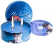 Officially Licensed Elvis Presley DVD & All Shook Up Decorative 16 oz Candle Tin-Ocean, (Limited Edition)