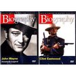 Clint Eastwood Biography and John Wayne Biography : Western Cowboy Legends Biography 2 Pack Box Set Collection