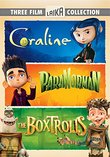 The Boxtrolls, ParaNorman, Coraline Triple Feature (Three-Disc DVD)