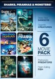 6-Movie Pack: Sharks Piranhas & Monsters