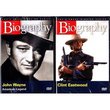 Clint Eastwood Biography and John Wayne Biography : Western Cowboy Legends Biography 2 Pack Box Set