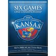 2008 Kansas NCAA Title Run Six Games One Championship