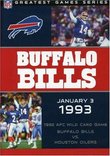 NFL Game Archives: Buffalo Bills vs. Houston Oilers 1993 AFC Playoffs