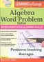 Algebra Word Problem Tutor: Problems Involving