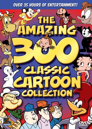 The Amazing 300 Classic Cartoon Collection DVD with Woody 