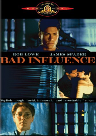 Bad Influence DVD with Rob Lowe, James Spader, Lisa Zane (R) +