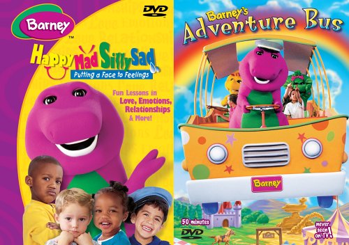 Barney Happy Mad Silly SadBarneys Adventure Bus DVD with Barney (Unrated)