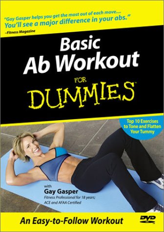 Basic Ab Workout For Dummies DVD with Gay Gasper (NR) +Movie Reviews
