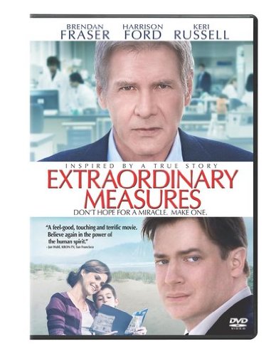 Extraordinary Measures DVD with Harrison Ford Brendan Fraser PG