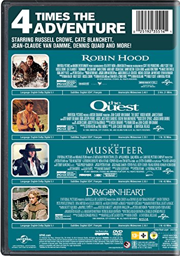 4 Movie Marathon Ancient Adventure Collection Robin Hood The Quest