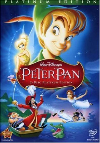 Peter Pan 2Disc Platinum Edition DVD with Bobby Driscoll, Kathryn Beaumont,  Hans Conried (G) +Movie Reviews +Used DVD available for Swap