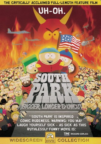 South Park Bigger Longer Uncut DVD with Deb Adair, Mary Kay Bergman,  Franchesca Clifford (R) +Movie Reviews +Used DVD available for Swap