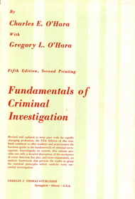 Fundamentals of criminal investigation