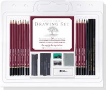 Studio Series 26-Piece Sketch & Drawing Pencil Set (Artist's Pencil and Charcoal Set)
