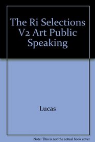 The Ri Selections V2 Art Public Speaking
