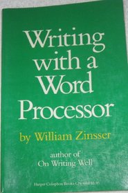 Writing With a Word Processor