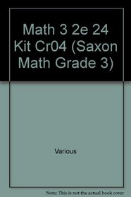 Saxon Math 3 (Saxon Math Grade 3)