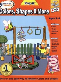 Hooked on Phonics Colors, Shapes & More Premium Workbook