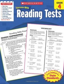 Scholastic Success With Reading Tests,  Grade 4