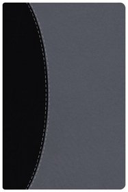 HCSB UltraThin Bible, Black/Gray Duotone Simulated Leather