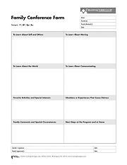 The Creative Curriculum Developmental Continuum Assessment Toolkit for Infants, Toddlers & Twos: Family Conference Form 60 Copies on NCR Form