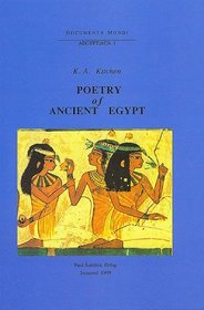 Poetry of Ancient Egypt (Documenta Mundi Aegyptiaca 1)