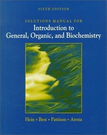 Introduction to General,Organic,and Biochemistry 6th Edition