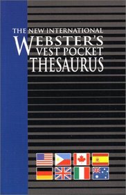 Vest Pocket Thesaurus, The New International Webster's