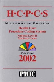 HCPCS 2002 Coders Choice, Millenium Edition, Health Care Procdure Coding System, National Level II, Medicare Codes, Color Coded