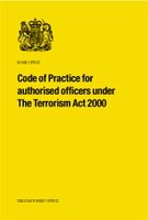 Authorised Officers Under the Terrorism Act 2000: Code of Practice