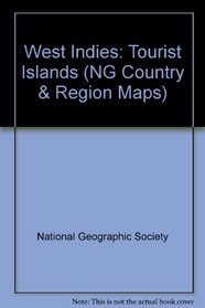 National Geographic West Indies Map (Caribbean): 34 1/4